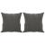 Perne decorative, 2 buc., gri închis, 40x40 cm, catifea GartenMobel Dekor