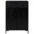 Pantofar, negru, 75x40x110 cm, lemn masiv de pin GartenMobel Dekor