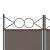 Paravan de cameră cu 3 panouri, antracit, 120x200 cm, textil GartenMobel Dekor