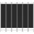 Paravan de cameră cu 6 panouri, negru, 240x220 cm, textil GartenMobel Dekor