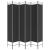Paravan de cameră cu 6 panouri, negru, 240x220 cm, textil GartenMobel Dekor