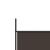 Paravan de cameră cu 5 panouri maro 250x200 cm material textil GartenMobel Dekor