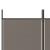 Paravan de cameră cu 4 panouri, antracit, 250x200 cm, textil GartenMobel Dekor