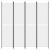 Paravan de cameră cu 4 panouri, alb, 200x200 cm, textil GartenMobel Dekor