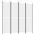 Paravan de cameră cu 4 panouri, alb, 200x200 cm, textil GartenMobel Dekor