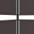Paravan de cameră cu 5 panouri maro 250x200 cm material textil GartenMobel Dekor