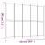Paravan de cameră cu 5 panouri maro 250x200 cm material textil GartenMobel Dekor