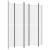Paravan de cameră cu 5 panouri, alb, 250x220 cm, textil GartenMobel Dekor