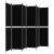 Paravan de cameră cu 6 panouri, negru, 300x220 cm, textil GartenMobel Dekor