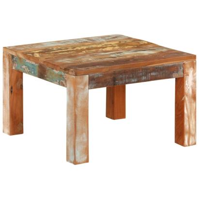 Măsuță de cafea, 55x55x35 cm, lemn masiv recuperat GartenMobel Dekor