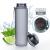 Sticla apa Uzspace Tritan fara BPA cu capac 650ml gri Handy KitchenServ