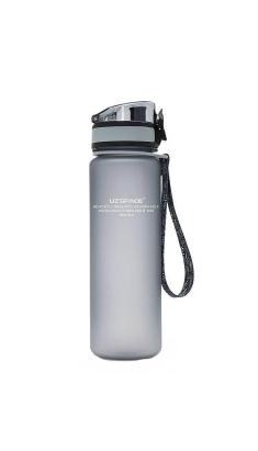 Sticla apa Uzspace Tritan, fara BPA cu capac 1000ml gri Handy KitchenServ