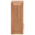 Dulap de baie montat pe perete, 42x23x60 cm, lemn masiv de nuc GartenMobel Dekor
