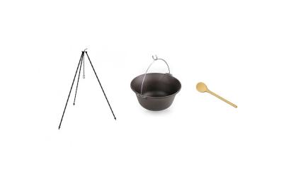 Set ceaun fonta 10,8lit. cu suport 1,2m si lingura de lemn 40cm Handy KitchenServ