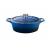 Cratita fonta emailata antiaderenta cu capac ovala 29cm Blue Handy KitchenServ