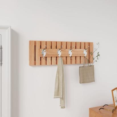 Cuier de perete, 42x8,5x14 cm, lemn masiv de nuc GartenMobel Dekor