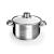 Oala inox Perfect Home 28cm+capac sticla 8,5 litri Handy KitchenServ