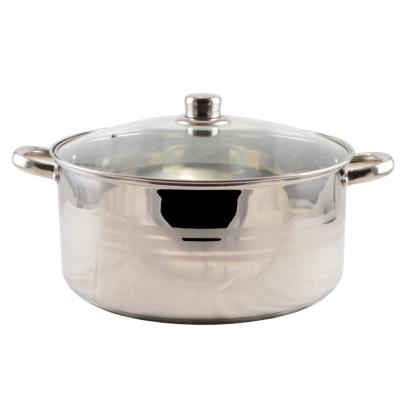Cratita inox cu capac sticla 10,5lit Handy KitchenServ