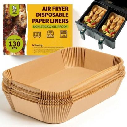 Hartie de copt pentru AirFryer 21x14cm 50buc Handy KitchenServ
