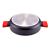 Cratita joasa cu pereti grosi din aluminiu antiaderent cu inductie si capac de sticla 28cm 4.5L Straight Line Handy KitchenServ