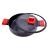 Cratita joasa cu pereti grosi din aluminiu antiaderent cu inductie si capac de sticla 28cm 4.5L Straight Line Handy KitchenServ