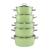 Oala emailata cu capac sticla, Green Elite, 5 litri Handy KitchenServ