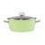 Oala emailata cu capac sticla, Green Elite, 5 litri Handy KitchenServ