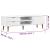 Dulap TV „MOLDE” alb, 158x40x49 cm, lemn masiv de pin GartenMobel Dekor