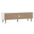 Dulap TV „MOLDE” alb, 158x40x49 cm, lemn masiv de pin GartenMobel Dekor