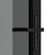 Ușă de interior, 83x201,5 cm, negru, sticlă ESG și aluminiu GartenMobel Dekor