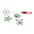 Set forme pentru gogosi trandafir Handy KitchenServ
