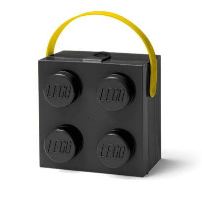 LEGO Cutie LEGO 2x2 - negru Quality Brand