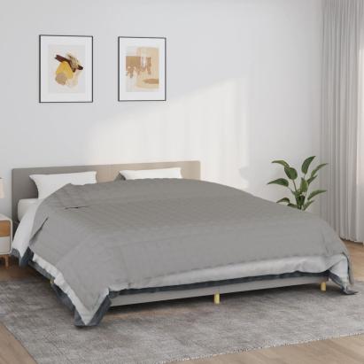 Pătură cu greutăți, gri, 200x260 cm, 11 kg, material textil GartenMobel Dekor