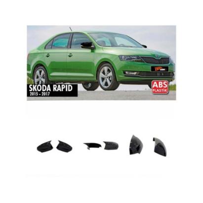 Capace oglinda tip BATMAN compatibile Skoda Rapid  2015-2017 cu semnalizare in oglinda Cod: BAT10133 / C581-BAT2 Automotive TrustedCars