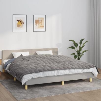 Pătură cu greutăți, gri, 155x220 cm, 11 kg, material textil GartenMobel Dekor