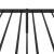 Cadru de pat din metal cu tăblie, negru, 100x200 cm GartenMobel Dekor