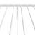 Cadru de pat din metal cu tăblie, alb, 107x203 cm GartenMobel Dekor