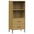 Bibliotecă cu 2 sertare OSLO, maro, 60x35x128,5 cm, lemn masiv GartenMobel Dekor