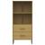 Bibliotecă cu 2 sertare OSLO, maro, 60x35x128,5 cm, lemn masiv GartenMobel Dekor