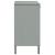 Servantă cu picioare metalice „OSLO” gri 113x40x77 cm lemn GartenMobel Dekor
