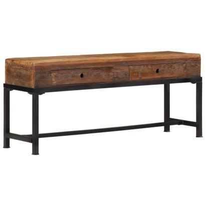 Comodă TV, 110x30x46 cm, lemn masiv reciclat  GartenMobel Dekor
