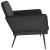 Bancă, negru, 107x80x81 cm, piele ecologică GartenMobel Dekor