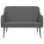 Bancă, gri închis, 110x76x80 cm, textil GartenMobel Dekor