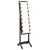 Oglindă de sine stătătoare cu LED, negru, 34x37x146 cm GartenMobel Dekor
