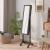 Oglindă de sine stătătoare cu LED, negru, 34x37x146 cm GartenMobel Dekor