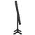 Oglindă de sine stătătoare cu LED, negru, 34x37x146 cm GartenMobel Dekor