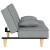 Canapea extensibilă, gri deschis, material textil GartenMobel Dekor