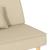 Canapea extensibilă, crem, material textil GartenMobel Dekor