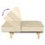 Canapea extensibilă, crem, material textil GartenMobel Dekor