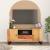 Dulap TV, 105x33,5x46 cm, lemn masiv de acacia&lemn prelucrat GartenMobel Dekor